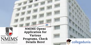 NMIMS Opens Application for Various Programs, Check Details Here!